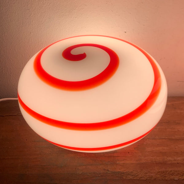 2 Nachttisch Lampen Retro Style Candy Twister