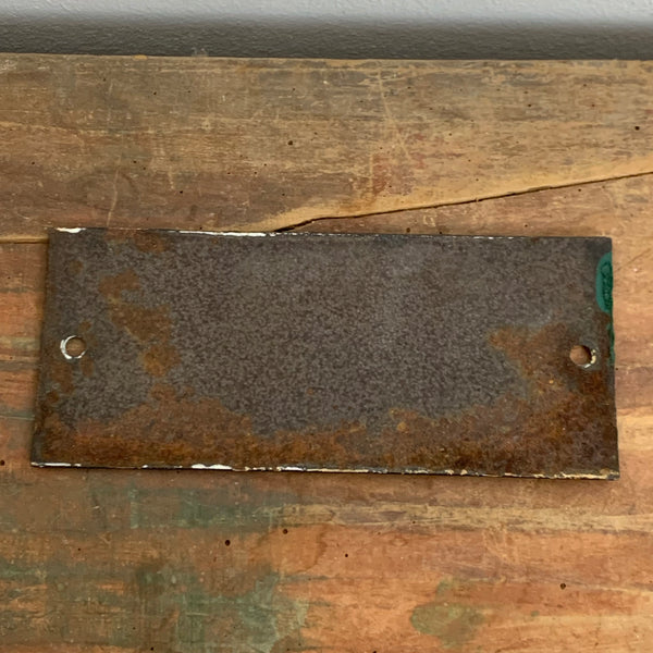 Emaille Schild Anmeldung