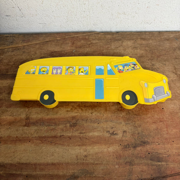 Vintage The Simpsons School Bus Pencil Case Matt Groening 20th Century Fox für Burger King