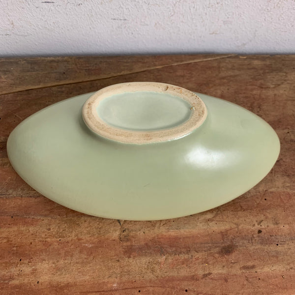 Vintage Ikebana Keramik Blumensteckschale
