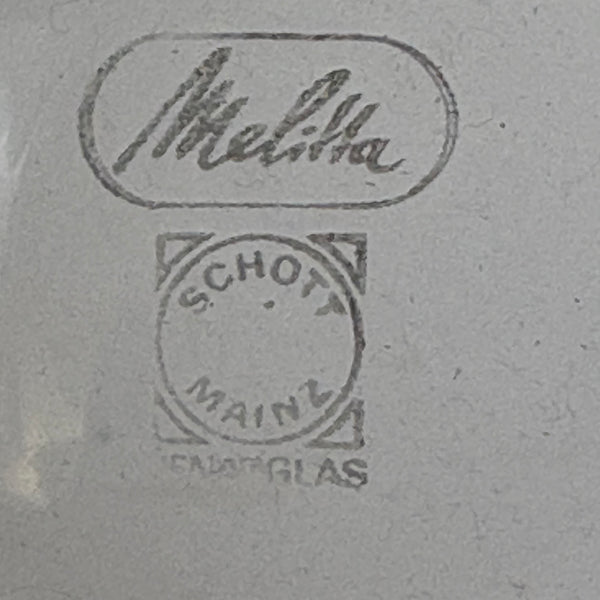 Vintage Teegläser Set auf Tablett von Melitta