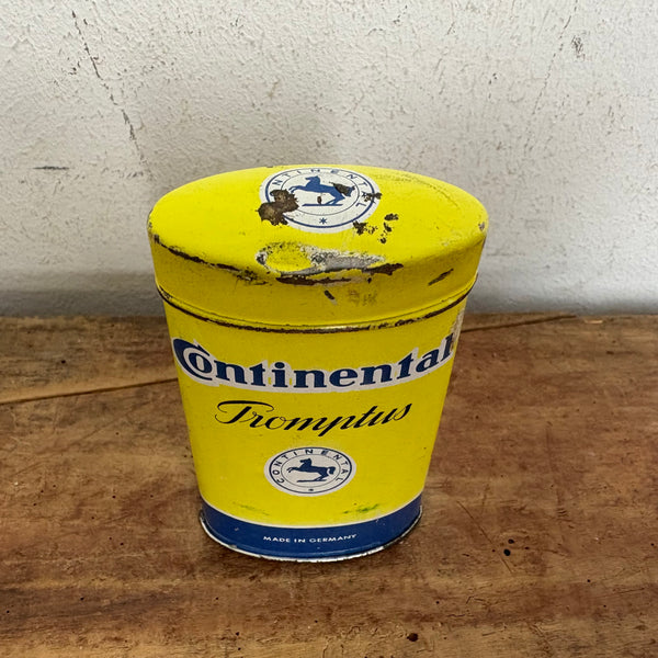 Vintage Blechdose Continental Tromptus Flickzeug