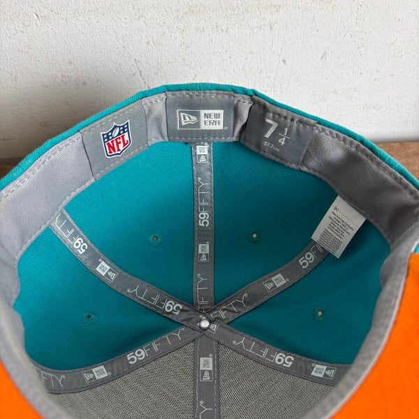 New Era Miami Dolphins NFL Hat Cap 7 1/4