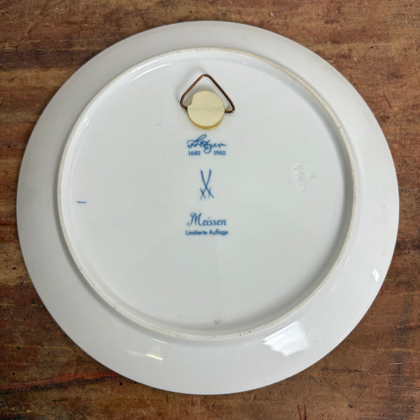Vintage Jubiläums Wandteller Albrechtsburg zu Meissen von Meissen