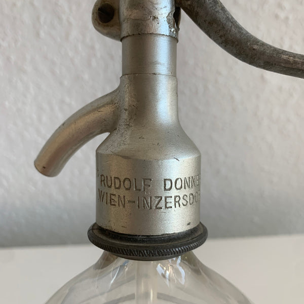 Vintage Sodaflasche transparentes Glas