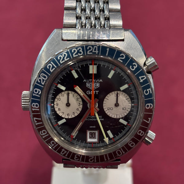 Heuer Autavia Ref. 1163 GMT Pepsi Vintage
