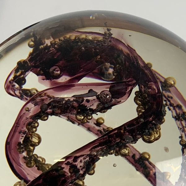 Vintage Paperweight Briefbeschwerer Selkirk Glass Scotland