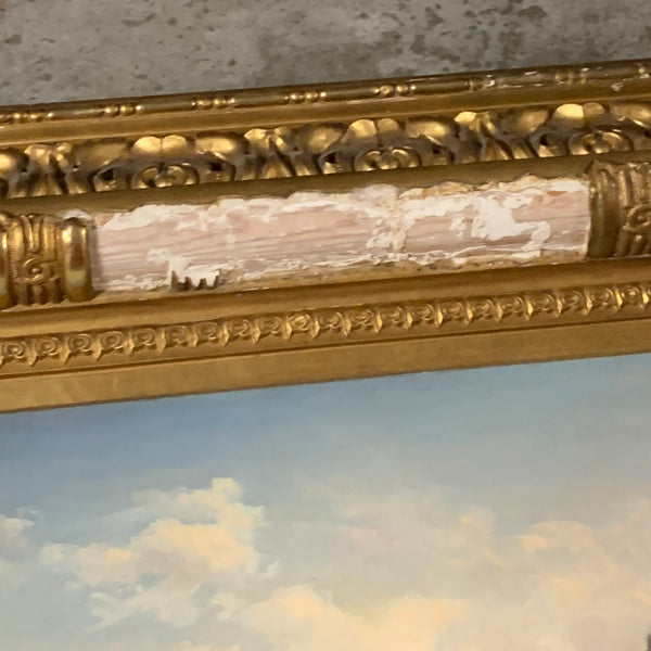 Ölgemälde Das Wetterhorn vor Interlaken von Adolf Chevalier