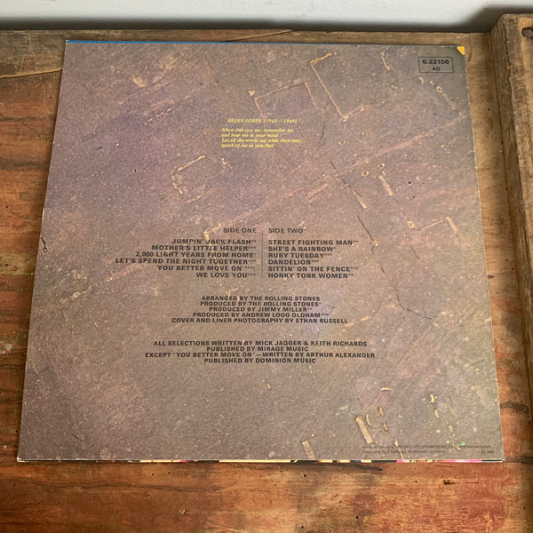 LP Rolling Stones Through the Past Darkly - Big Hits Vol. 2