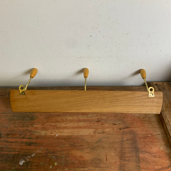Vintage Mid Century Garderobe Hakenleiste