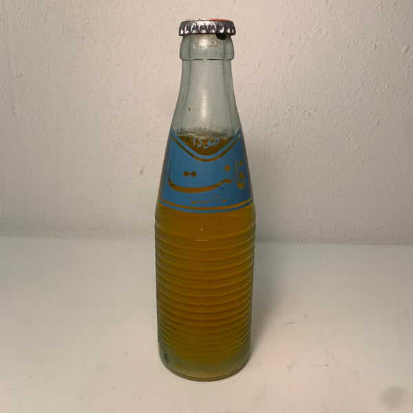 Vintage Fanta Glasflasche arabische Schrift