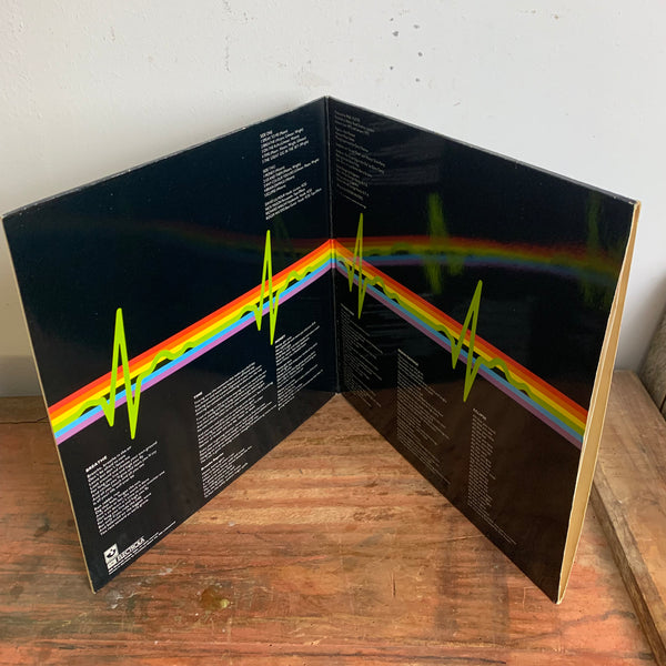 LP Pink Floyd The Dark Side Of The Moon 1973 mit 2 Poster und 2 Sticker