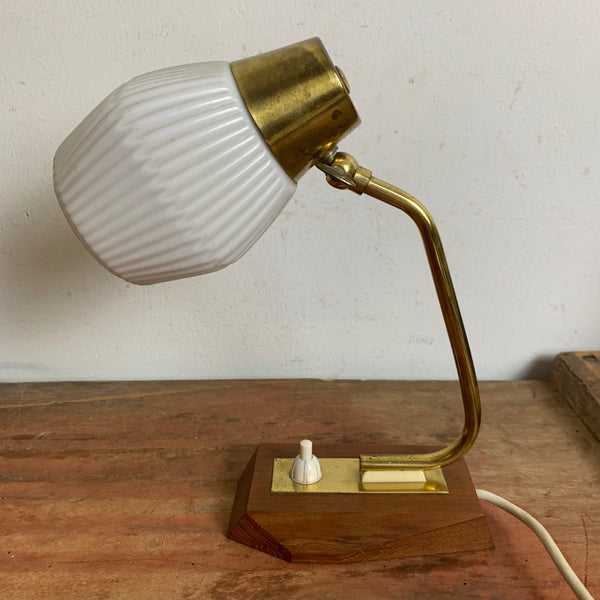 Vintage dänisches Design Nachttisch Lampe