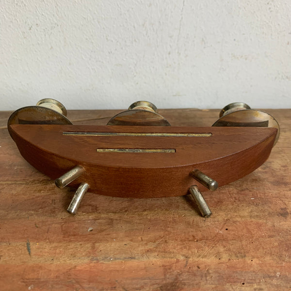 Vintage Mid Century dreiflammiger Kerzenständer dänisches Design