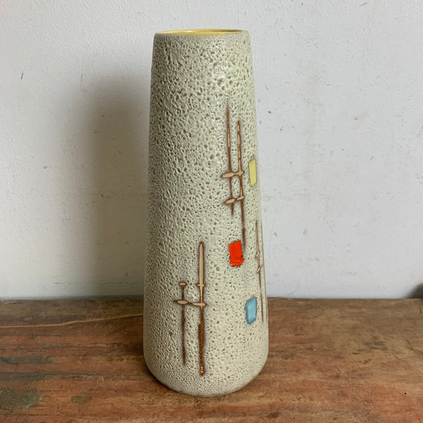 Mid Century Keramik Vase von Scheurich 532-28