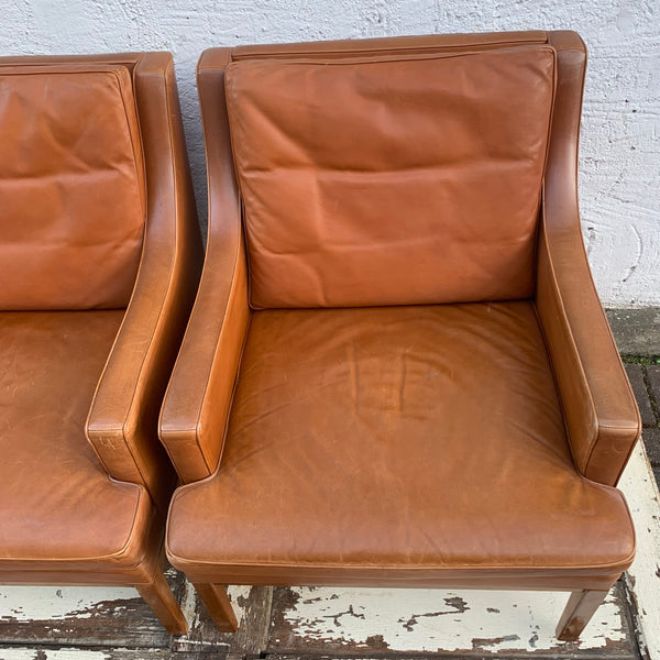 2 Vintage Design Sessel von Børge Mogensen für Fredericia