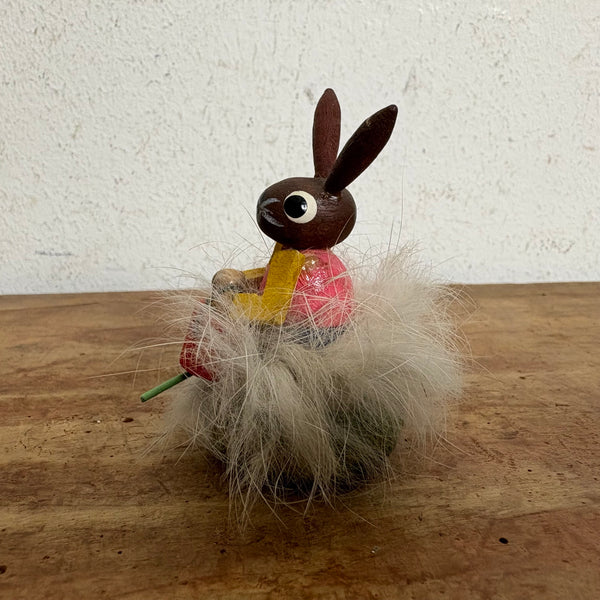 Holzfigur Osterhase von Steinbach Volkskunst