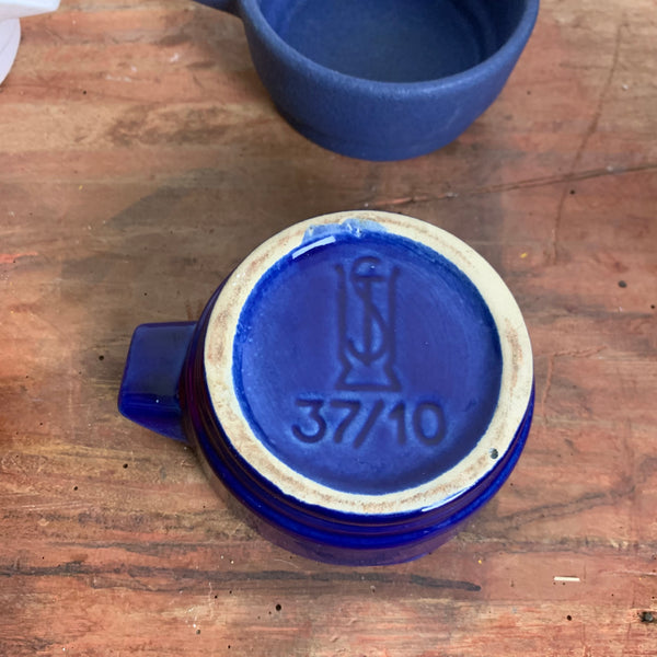 6 Vintage Keramik Aschenbecher von Steuler 37/10