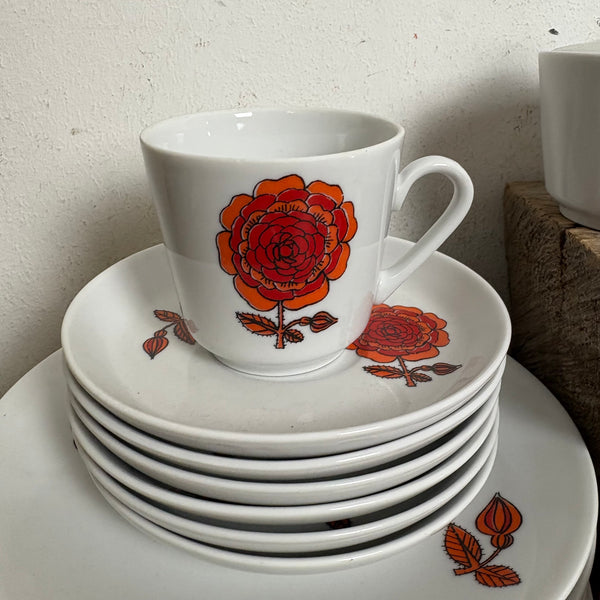 Vintage Kaffeeservice für 6 Personen von Kahla