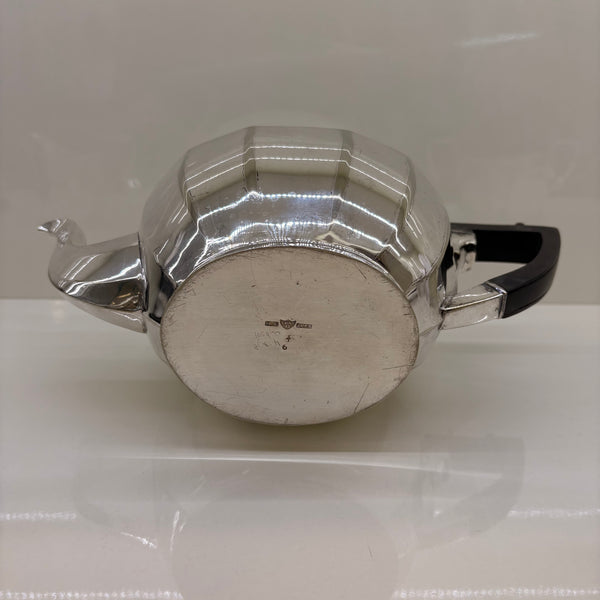 Vintage Art Deco Tee Kaffee Service Harrison Fischer und Co. versilbert