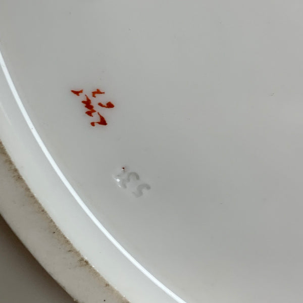 Prunkteller von Meissen Steublümchen