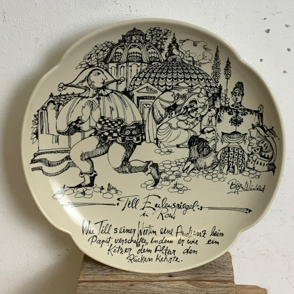 Rosenthal Studio Linie Teller Till Eulenspiegel von Björn Wiinblad