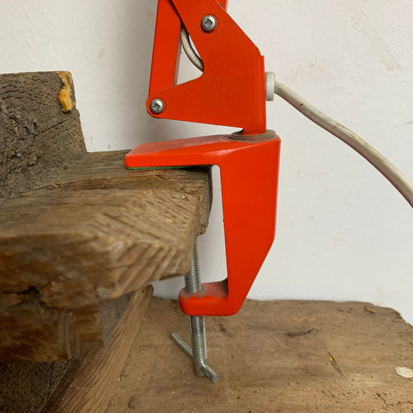 Vintage Arbeitsleuchte mit Gelenkarm