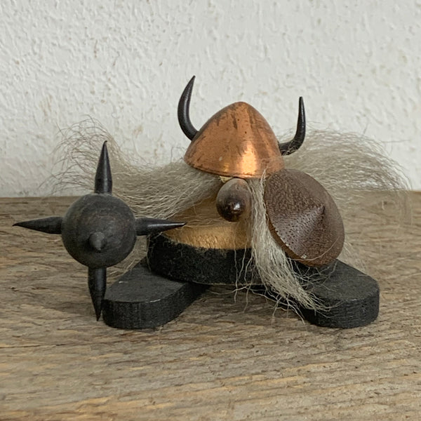 Vintage skandinavische Wikinger Figur