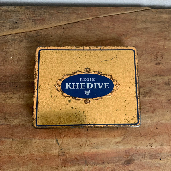 Vintage Zigaretten Blechdose Regie Khedive Austria München
