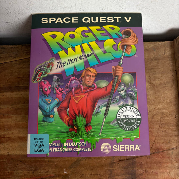 Computerspiel Space Quest V Roger Wilco The Next Mutation Sierra PC 3,5 Big Box