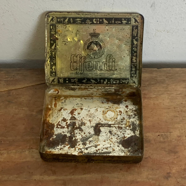 Vintage Zigaretten Blechdose Egyptian Cigarettes Effendi