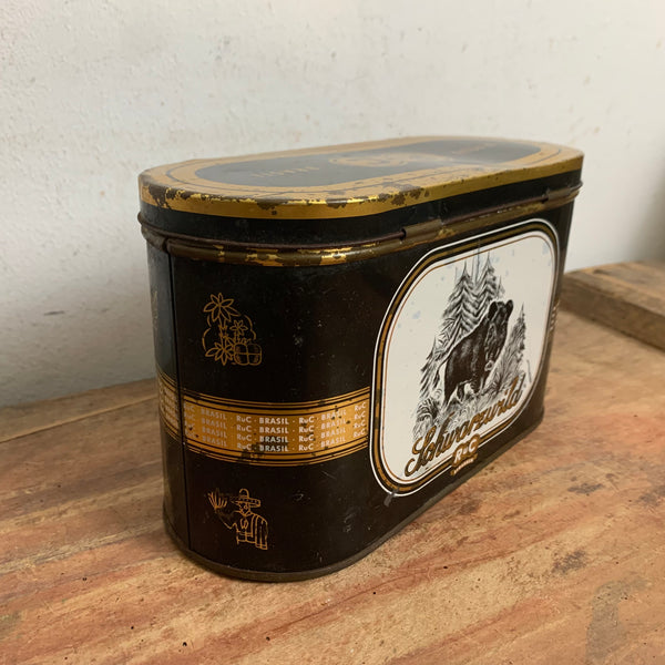 Vintage Zigarren Blechdose Schwarzwild