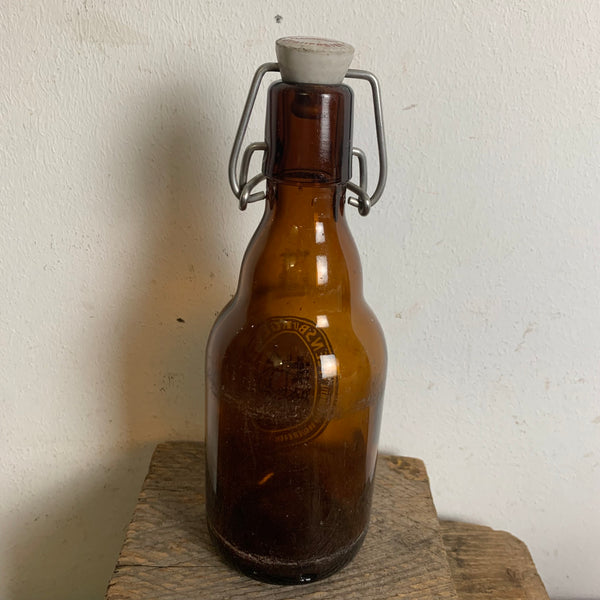 Vintage Bügelflasche Flensburger Pils Bierflasche