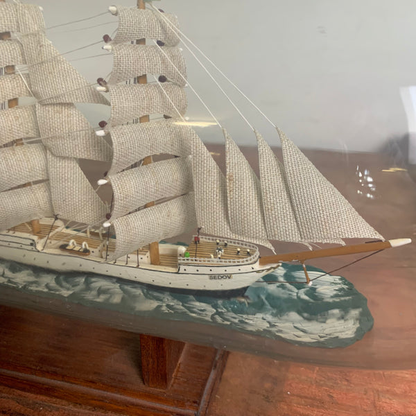 Buddelschiff Viermastbark Sedov