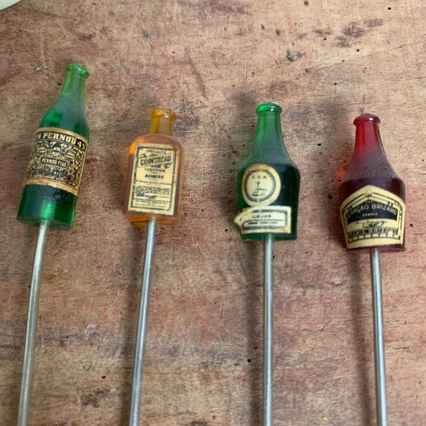 Mid Century Bowle Cocktail Spieße