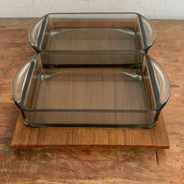 Vintage Mid Century Danish Design Wooden Tray
