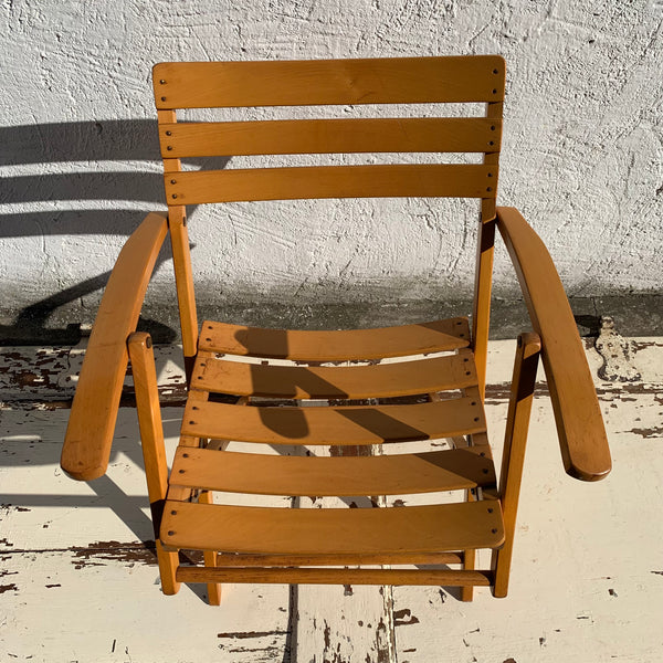 Vintage Bauhaus Klappstuhl von Herlag