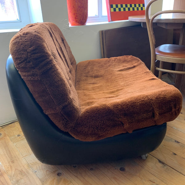 Kult Vintage Teddy Plüsch Sessel