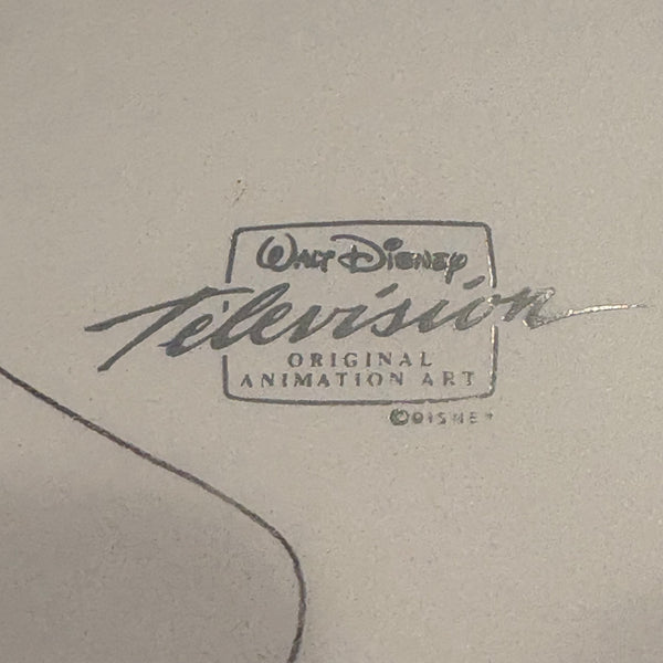 Vintage original Donald Duck Animation-Cel und Bleistiftskizze
