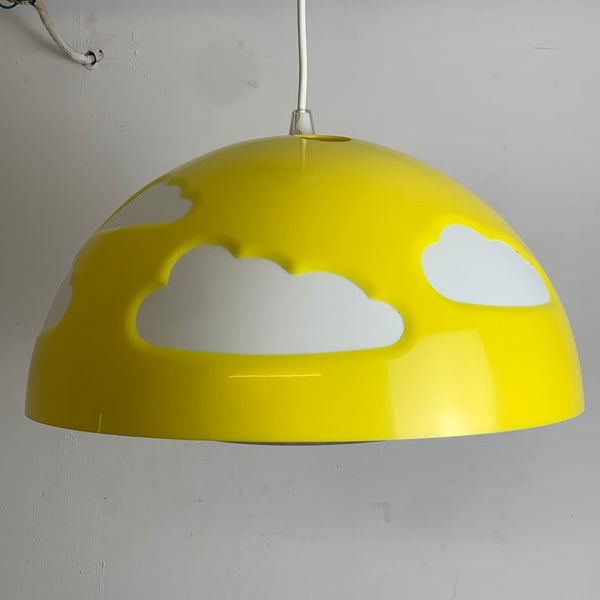 Vintage Wolke Lampe Skojig von Henrik Preutz für Ikea in gelb