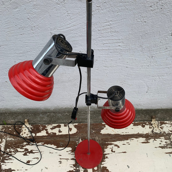 Vintage Stehlampe 2 Spots