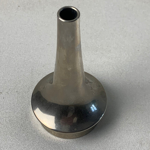 Vintage Vase zu Kerzenständer von Caesar Stoffi und Fritz Nagel silberfarben