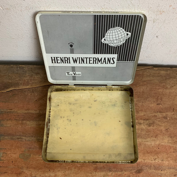 Vintage Zigaretten Blechdose Tee Vees Henri Wintermans