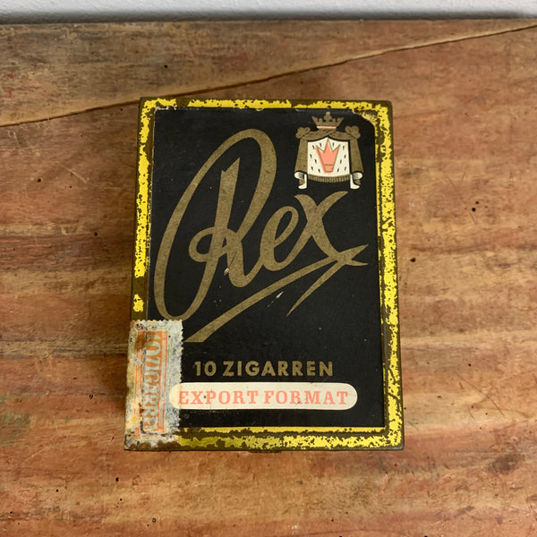 Vintage Zigaretten Blechdose Rex