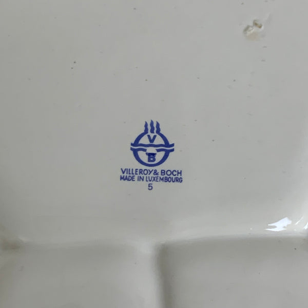 Vintage Fondue Teller von Villeroy und Boch