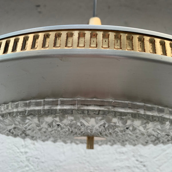 Space Age Ufo Lampe aus Aluminium