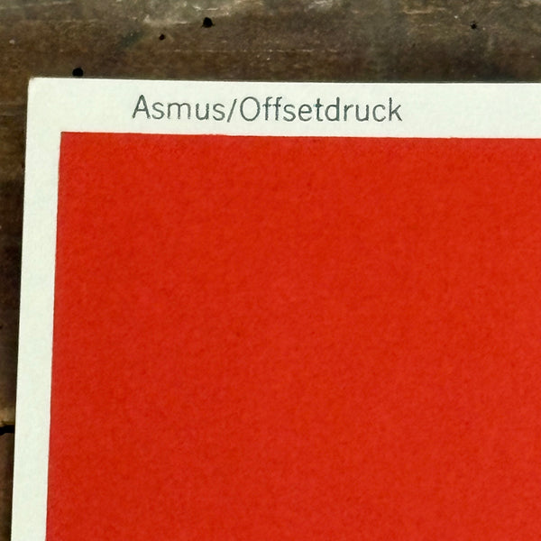 Offsetdruck Plakat Zebra von Dieter Asmus Galerie Thomas München