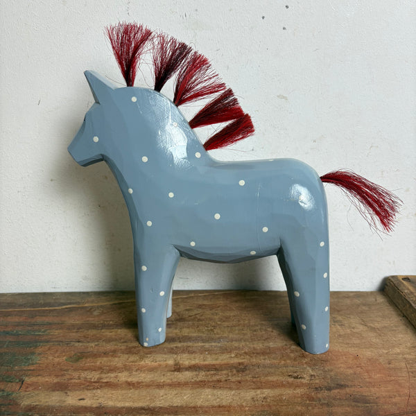 Vintage Dalapferd Polkadot von Ikea