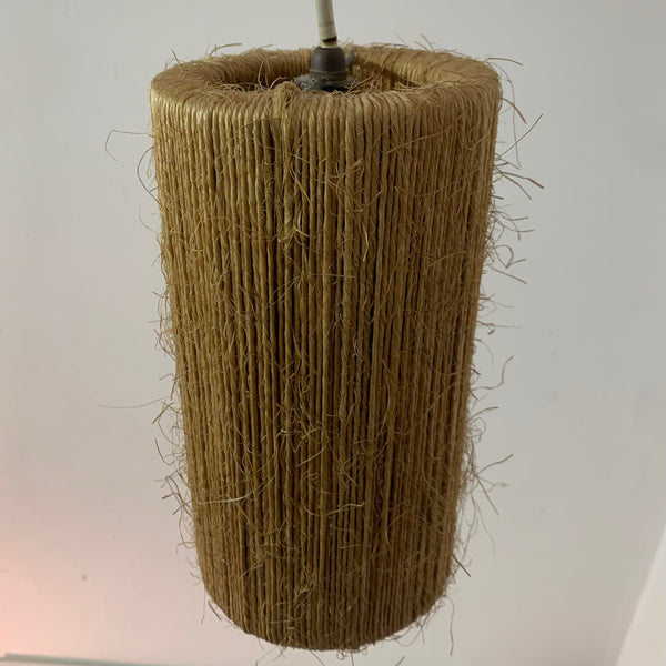 Vintage Sisal Deckenlampe