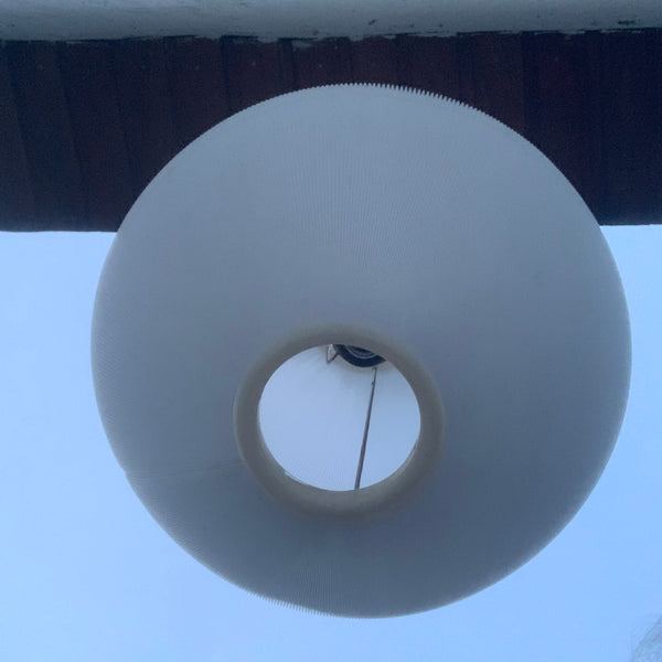 Vintage Space Age Plissee Deckenlampe